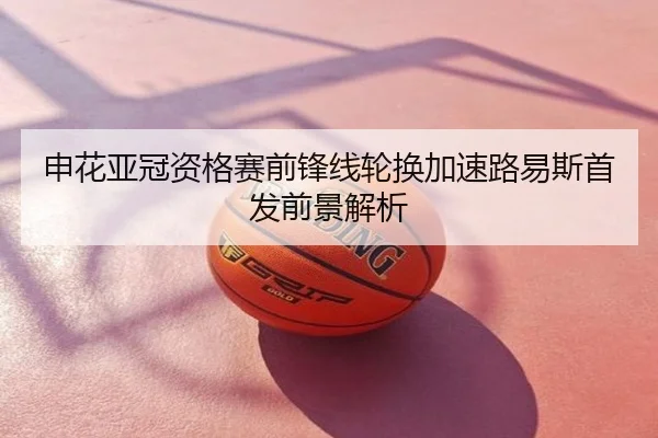 申花亚冠资格赛前锋线轮换加速路易斯首发前景解析