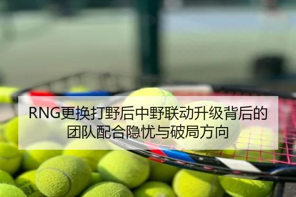 RNG更换打野后中野联动升级背后的团队配合隐忧与破局方向