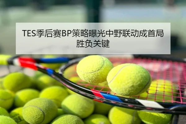 TES季后赛BP策略曝光中野联动成首局胜负关键